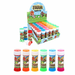 Farm &aacute;llatos szappanbubor&eacute;k f&uacute;v&oacute; t&uuml;relemj&aacute;t&eacute;kkal (36 db)