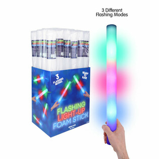 LED habszivacs rudak - t&ouml;bbsz&iacute;nű parti p&aacute;lca kijelzőn (24 db)