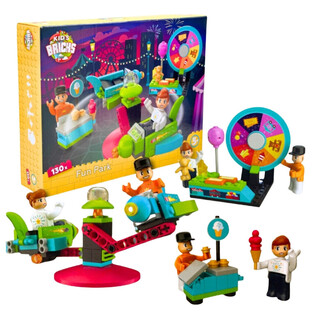 KIDS BRICKS FUN PARK - &Eacute;P&Iacute;TŐJ&Aacute;T&Eacute;K K&Eacute;SZLET - 130 R&Eacute;SZES (1 db)