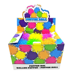 NAGY T&Uuml;SK&Eacute;S LABDA (PUFFER BALL) - 15CM - DISPLAYBEN (12db)
