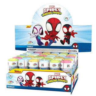 Spidey Spiderman Amazing Friends Bubor&eacute;kf&uacute;j&oacute; - 60ml - Display (36 db)