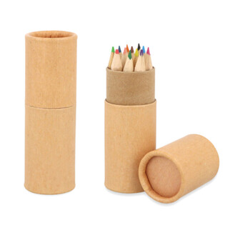 12x Sz&iacute;nes Ceruza Hengerben: Modell: Eco Friendly - K&iacute;n&aacute;l&oacute;dobozban (20 db)