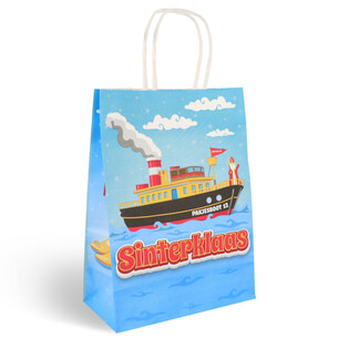 Sinterklaas / Szent Mikl&oacute;s pap&iacute;r aj&aacute;nd&eacute;ktasakok - 16x8x22 cm (12 db)