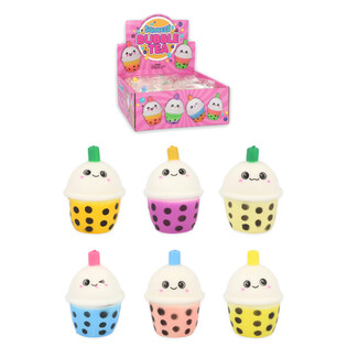 Bubble Tea Squeeze Fidget - Vegyes Sz&iacute;nek Display-ben (12 db)