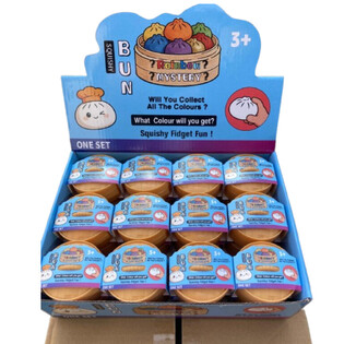 RAGE - Squishy Bun Dumplings KICSI (5.3x5.3x4.1 cm) - Viral 2026 Fidget Toy (24 db)