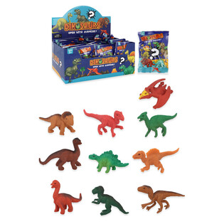 Blindbag / Meglepet&eacute;s tasak - T&eacute;ma: Dinoszauruszok display-ben (60 db)