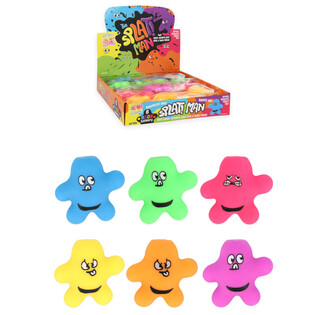 SQUEEZY SPLAT MAN - VEGYES SZ&Iacute;NEK - DISPLAY-BEN (24 db)