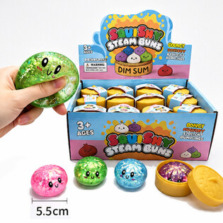 RAGE - Squishy csill&aacute;mos gomb&oacute;c (Dumplings) KICSI (M&eacute;rete: 5.5 x 5.5 x 3 cm) - Viral 2026 Fidget Toy (24 db)