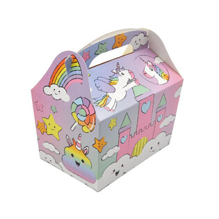 UNICORNIS / EGYSZARV&Uacute; MEN&Uuml;DOBOZ - M&eacute;ret: 18,5x12x19 CM - FOODBOX - KIDSBOX (24 db)