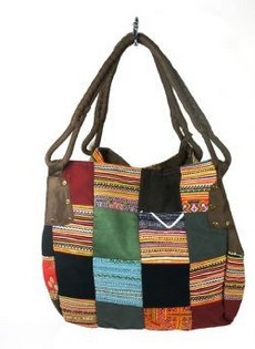 B-Fair Kism&eacute;retű Patchwork T&aacute;ska - Barna (1 db)