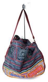 B-FAIR K&eacute;zzel k&eacute;sz&iacute;tett denim nyeregt&aacute;ska (1 db)