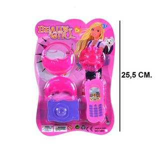 Beauty Girl sz&eacute;ps&eacute;g&aacute;pol&aacute;si szett k&aacute;rty&aacute;n (6 db)