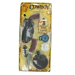 Cowboy k&eacute;szlet k&aacute;rty&aacute;n - 3-as modell (6 db)