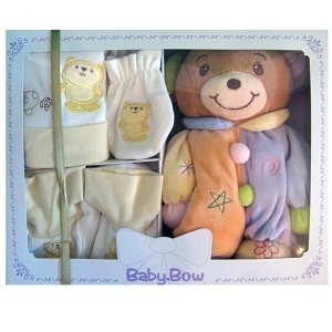 Baby Bow Aj&aacute;nd&eacute;kszett - Maci (4 r&eacute;szes)