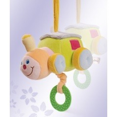 Baby Bow Pl&uuml;ss Zen&eacute;lő Doboz Vonat